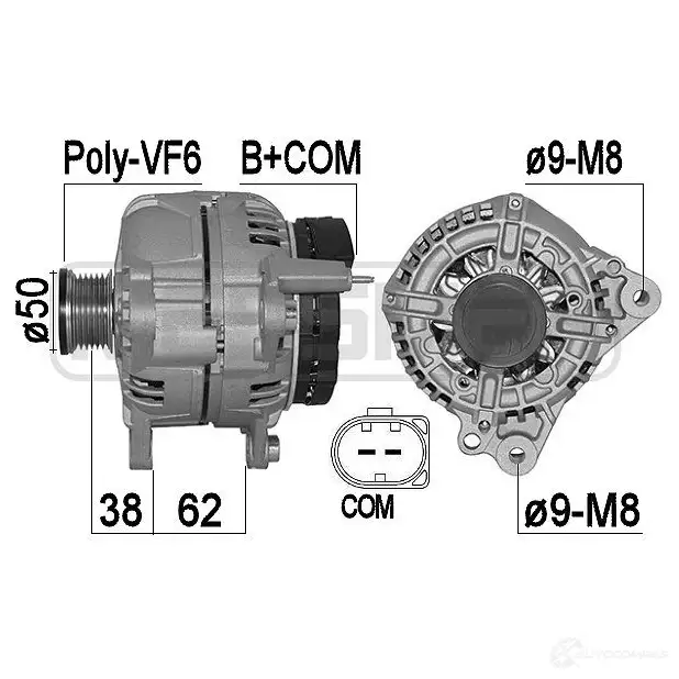 Генератор MESSMER 209566a 7C FQS9M 1437594836