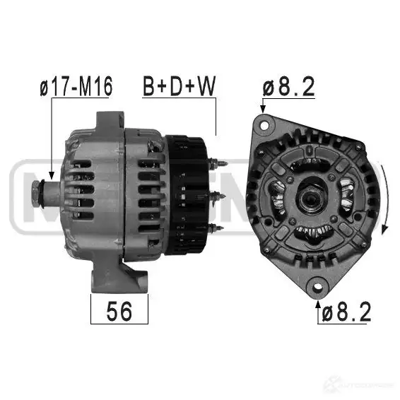 Генератор MESSMER 1437593367 210984a AS Y0B изображение 0