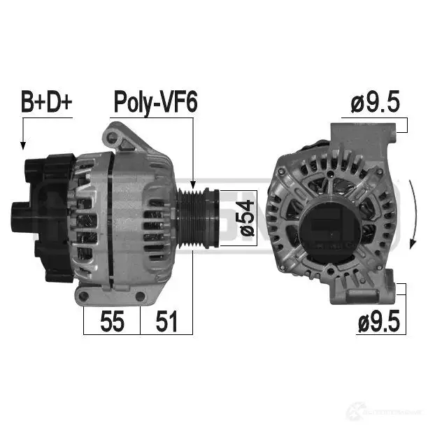 Генератор MESSMER 209225a 4VK 7HF 1437593066 изображение 0