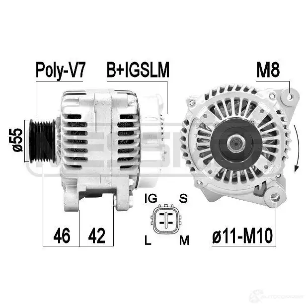 Генератор MESSMER 1437594995 0ZX 32 209421a изображение 0