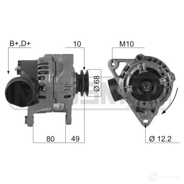 Генератор MESSMER 210191a 1437593346 VHJ2ZH 9