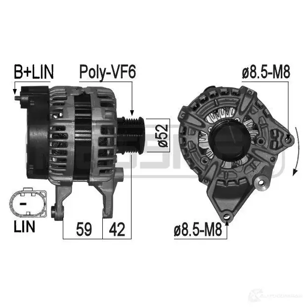 Генератор MESSMER LBY 5J 1437594398 209563a изображение 0