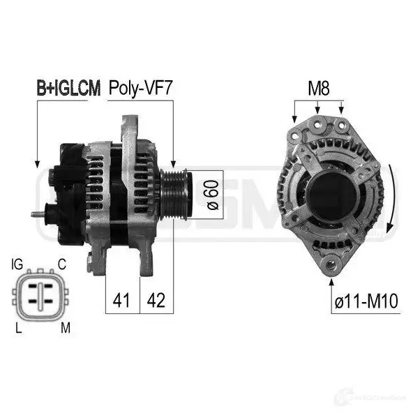 Генератор MESSMER N59X 0N 1437595129 210675a изображение 0