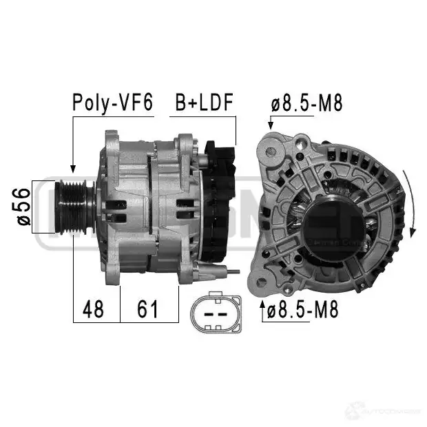 Генератор MESSMER 1437593747 ZL 7JSI 210870a