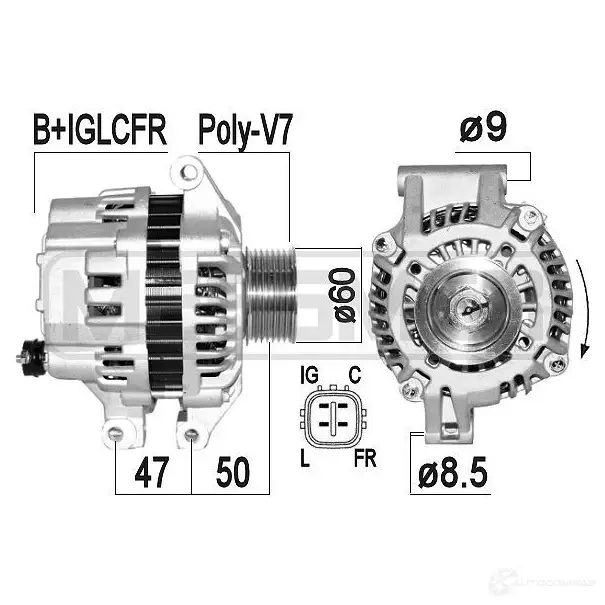 Генератор MESSMER 209356a 9RB 6AV 1437593683