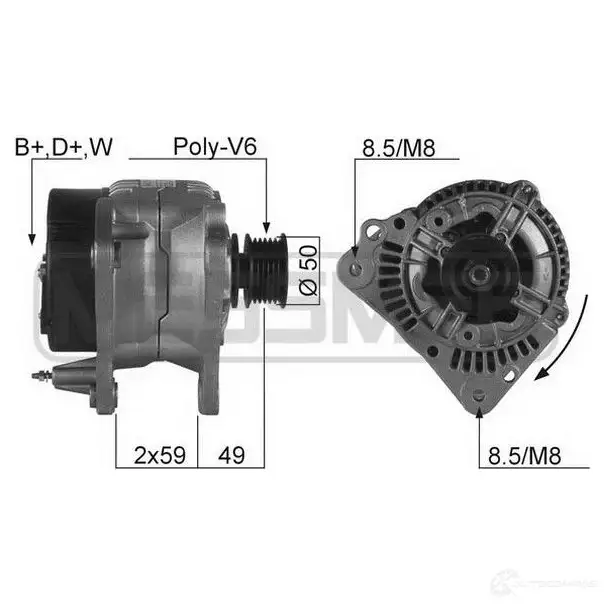 Генератор MESSMER 1437594657 S FN5GTI 210120a изображение 0