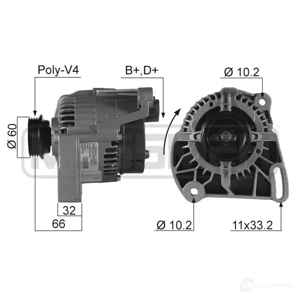 Генератор MESSMER 1437594075 KVL F6Y 210019a изображение 0