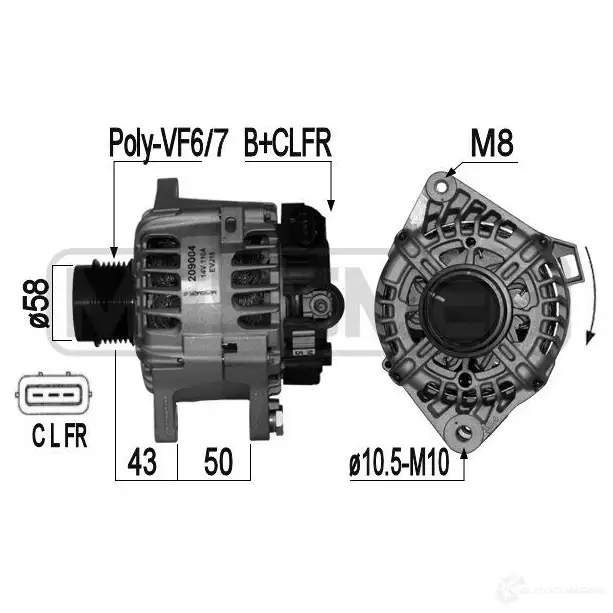 Генератор MESSMER B6GL S 209004a 1437595502