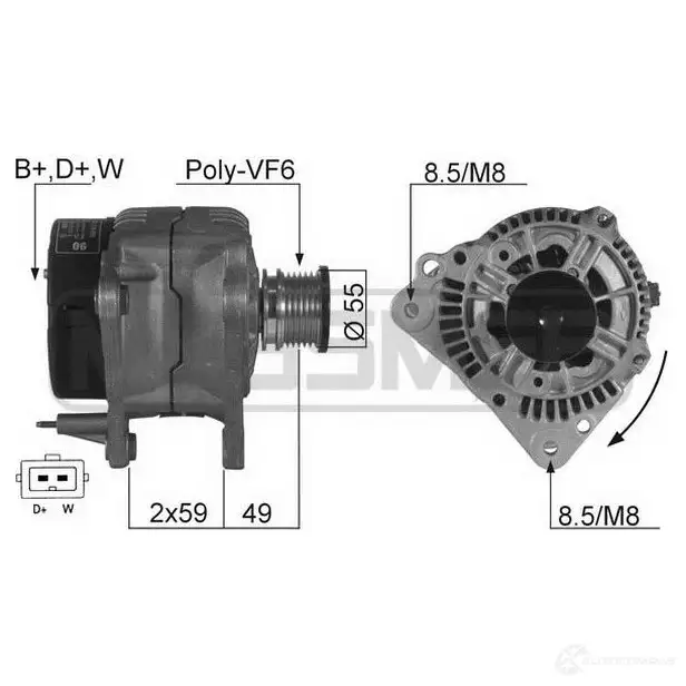 Генератор MESSMER 1437593751 GZH LNK 210125a изображение 0