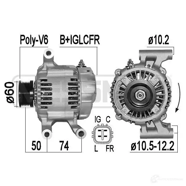 Генератор MESSMER 1437595628 2 QFWK 209532a изображение 0