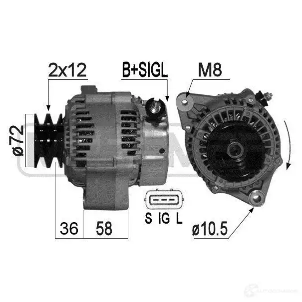 Генератор MESSMER 1437592130 209250a FCM9O L изображение 0