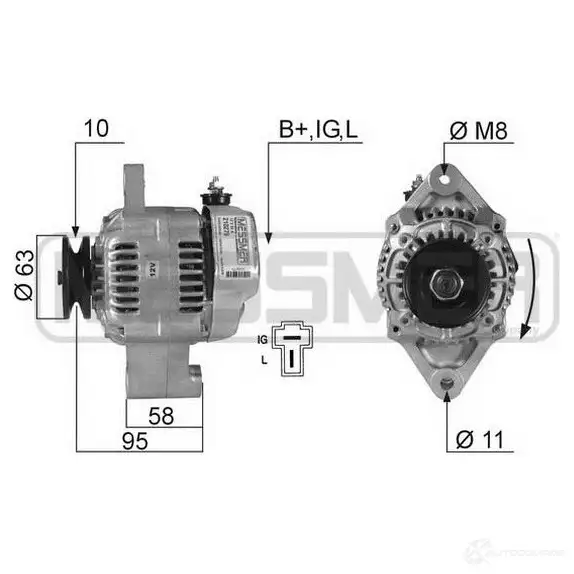 Генератор MESSMER 1437594449 1ES 72DX 210279a