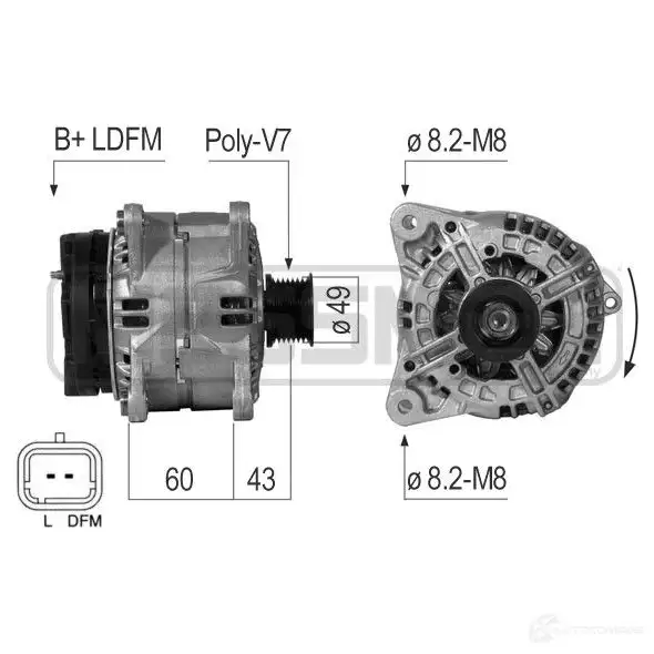 Генератор MESSMER F 8L9NN 1437592135 210719a