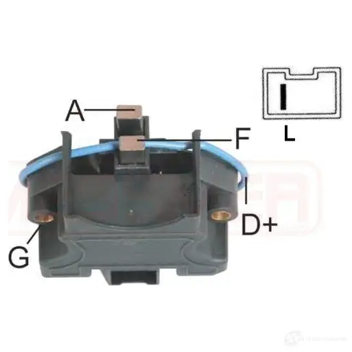 Щетки генератора, с регулятором MESSMER 215731 G4 B6EUL 2628509