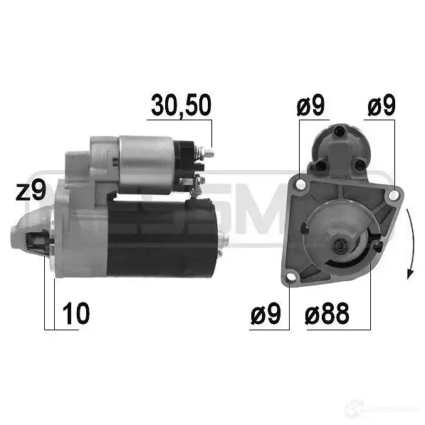 Стартер MESSMER V 6MJ0 1437593273 220944a