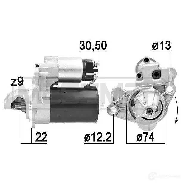Стартер MESSMER 1437592243 220918a KN6 9949