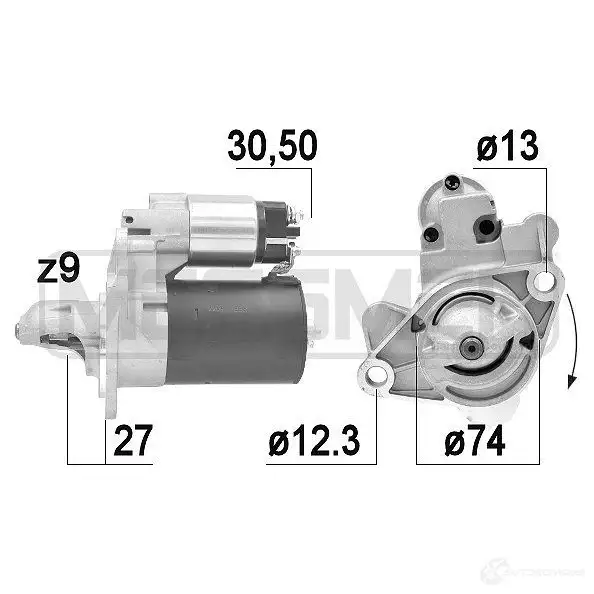 Стартер MESSMER 1437592286 220917a W6 NFLKN изображение 0