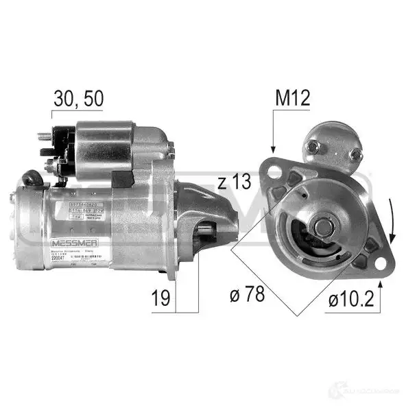 Стартер MESSMER 7N SXA 220047a 1437592609