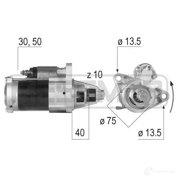 Стартер MESSMER 1437593098 82 Y4HQ 220600a