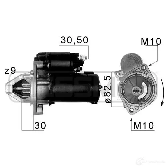 Стартер MESSMER 1437592311 L37 BH 220062a изображение 0