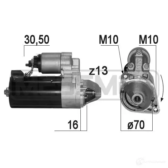 Стартер MESSMER D XJ7OF 220868a 1437592930 изображение 0