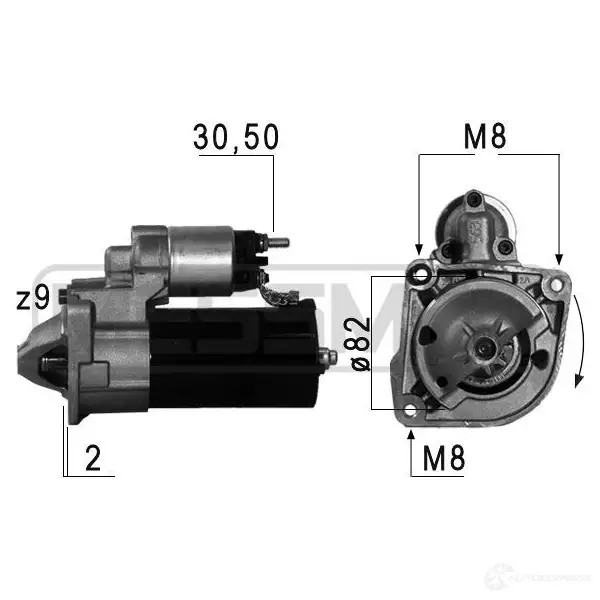Стартер MESSMER 220610a T XI8XP 1437592204