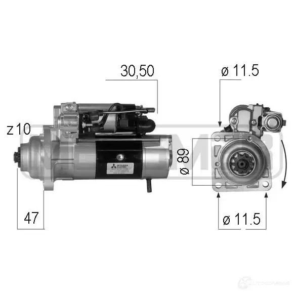 Стартер MESSMER 220554 C7I5 7 2629443