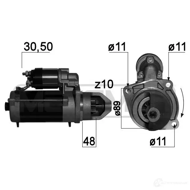 Стартер MESSMER 220725a 1437592717 V4UVM ER