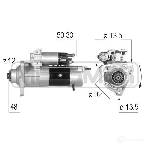 Стартер MESSMER 1YB4N2 A 1437592731 221022 изображение 0