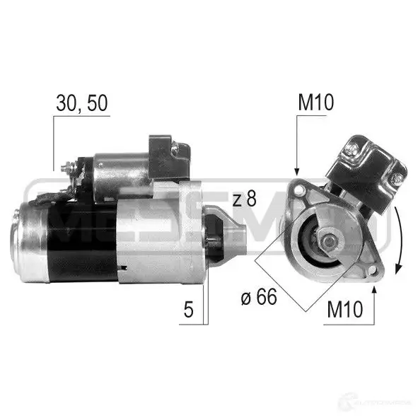 Стартер MESSMER 1437593485 220597a 5EAR B4F изображение 0