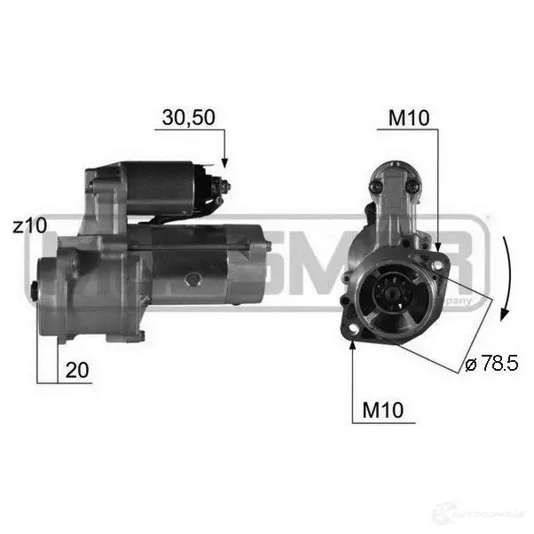 Стартер MESSMER 84 Q4AB 1437592848 220350a