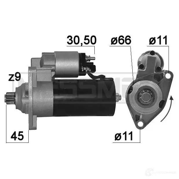 Стартер MESSMER 220130a V586 JF0 1437592623 изображение 0