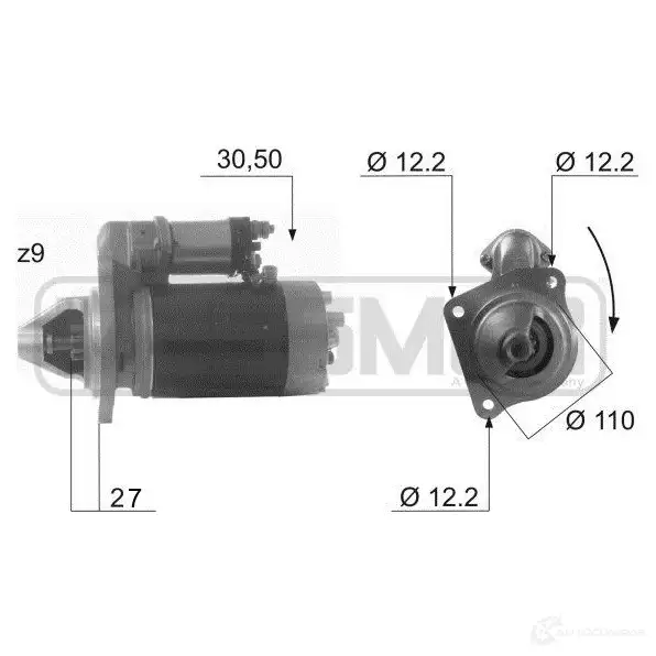 Стартер MESSMER S G26OC 220007a 1437593328