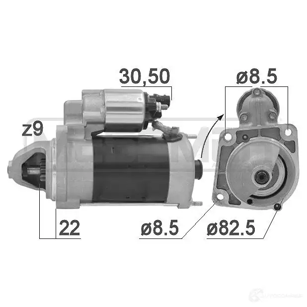 Стартер MESSMER 20N9 H2 1437594019 220942a