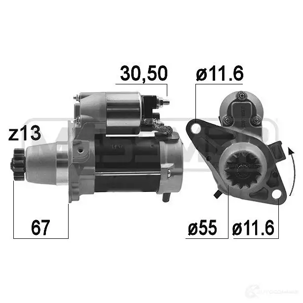 Стартер MESSMER 1437592817 220982a 1KK QZ0 изображение 0