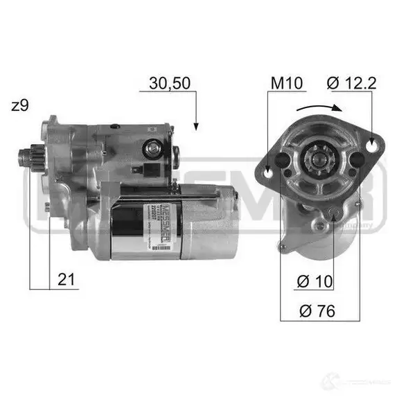 Стартер MESSMER 1437592822 BALJ 1 220207a