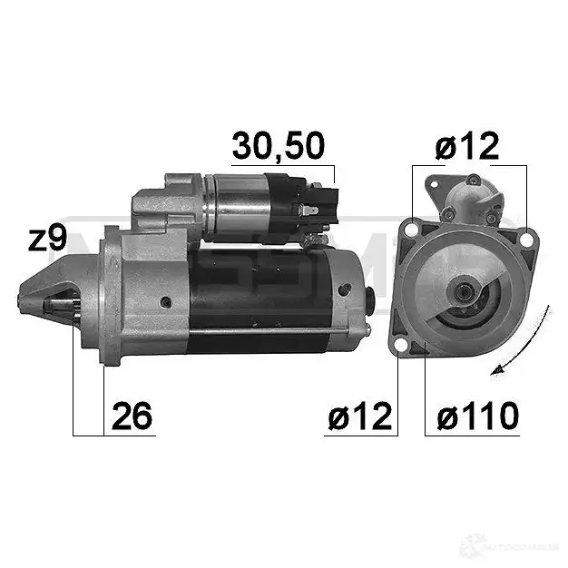 Стартер MESSMER KSS NE 1437593321 220550a изображение 0