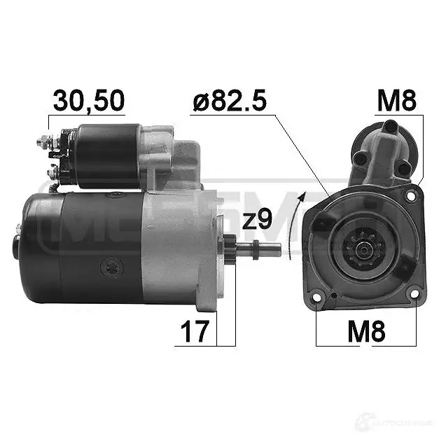 Стартер MESSMER 1437593483 OI4N P 220956a изображение 0