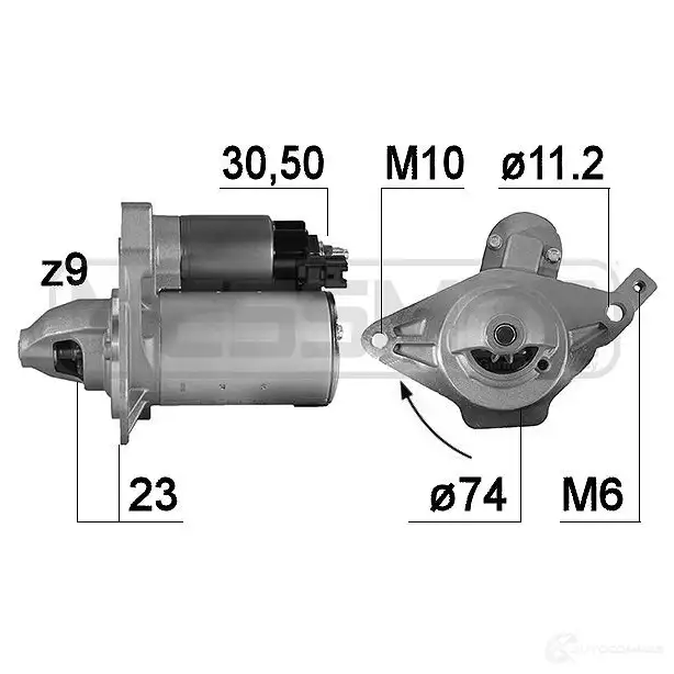 Стартер MESSMER 221015a E K1SW90 1437594059