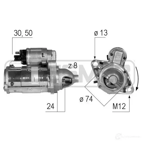 Стартер MESSMER E2U H0 1437593623 220588a