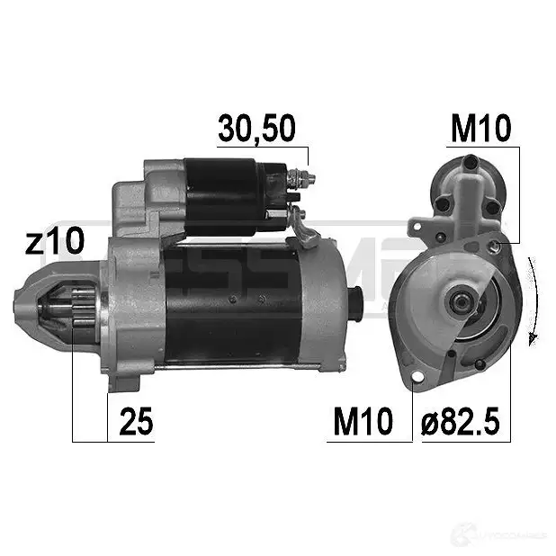 Стартер MESSMER MB4K MKF 220135a 1437593276 изображение 0
