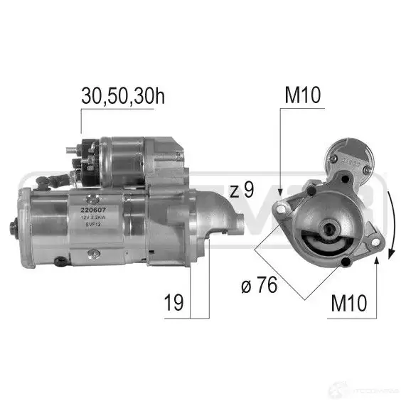 Стартер MESSMER 1437592186 C4 IDO 220607a