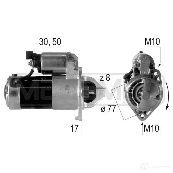 Стартер MESSMER 1437593784 220459a S ES8HA изображение 0