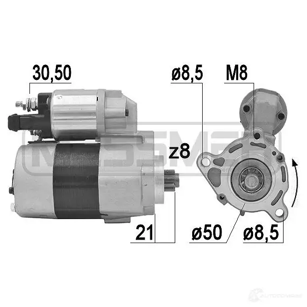 Стартер MESSMER 220892a 1437593414 K 7L6F