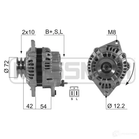 Стартер MESSMER 1437593301 CMX 4C 210491a изображение 0