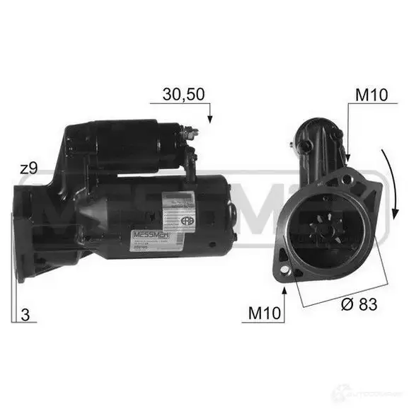 Стартер MESSMER 1437593114 0 VCTT 220105a изображение 0