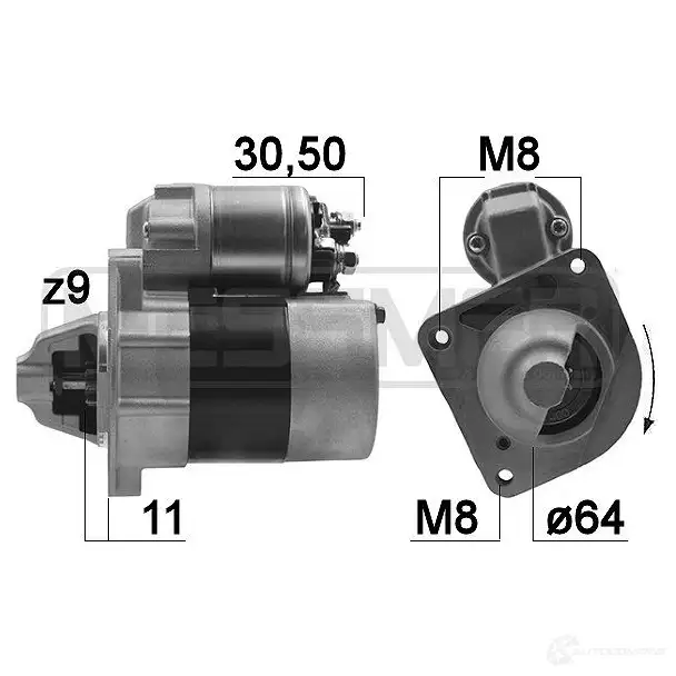 Стартер MESSMER X1P ZM 1437593117 220018a изображение 0
