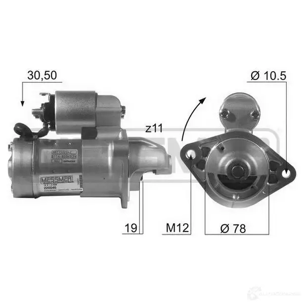 Стартер MESSMER IIJF3 L 220046a 1437593325 изображение 0