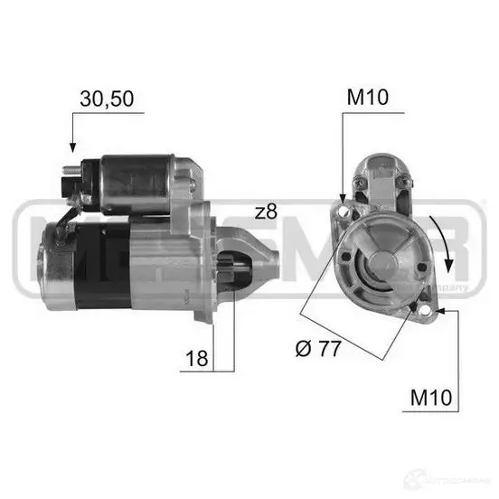 Стартер MESSMER 2M X2M 220384a 1437593412