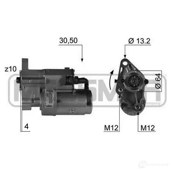 Стартер MESSMER 220352a A 3Z5NC 1437593474